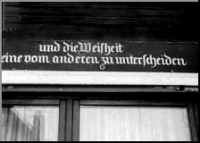 The third Germanic phrase of the Serenity Prayer - Window Three. Click for original image.